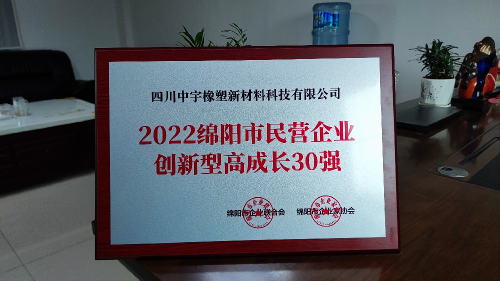 2022绵阳市民营企业创新型高成长30强